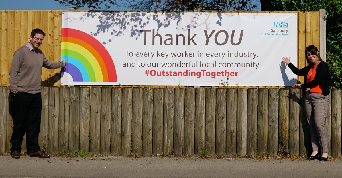 SalisburyNHS's tweet photo. We wish to thank everyone for their support during this challenging time, especially all suppliers and partners.  We couldn’t do our job without you💙 https://t.co/Ln3c2yad8m