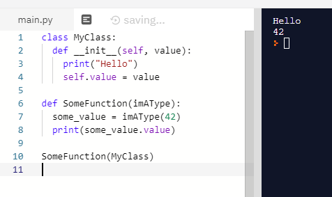 I....I've never thought of this. I don't do that much python, but today I thought about this, and yes, yes it works.Not sure if I'm gonna use it. I have a use case but it's very minor.Are there other languages where you can do this? I'm guessing Haskell, but others?