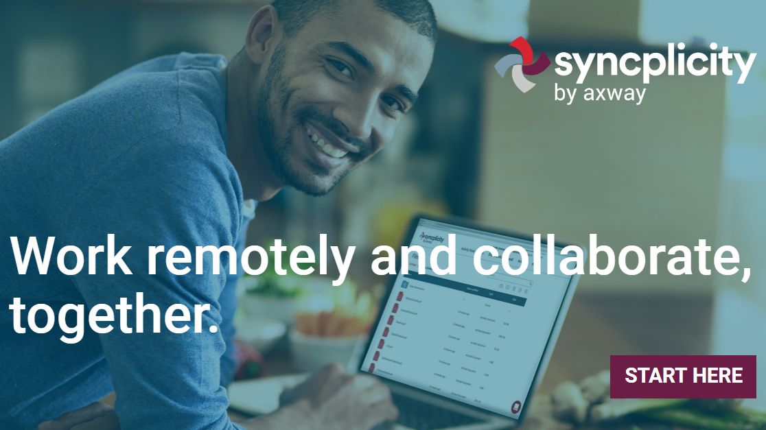 🔜 Less than 10 days left: FREE Syncplicity SUBSCRIPTION
Sign up before April 30th and gain access to Syncplicity's Enterprise Edition for #RemoteWork
‣ Click to sign up: bit.ly/3ey1kWi
