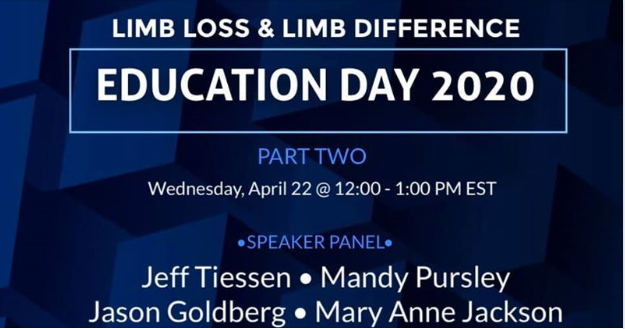 Join us 2morrow at 12pm for live event education awareness day #amputee #limbloss #limbdifferences #prosthetics bit.ly/2ywPBH0