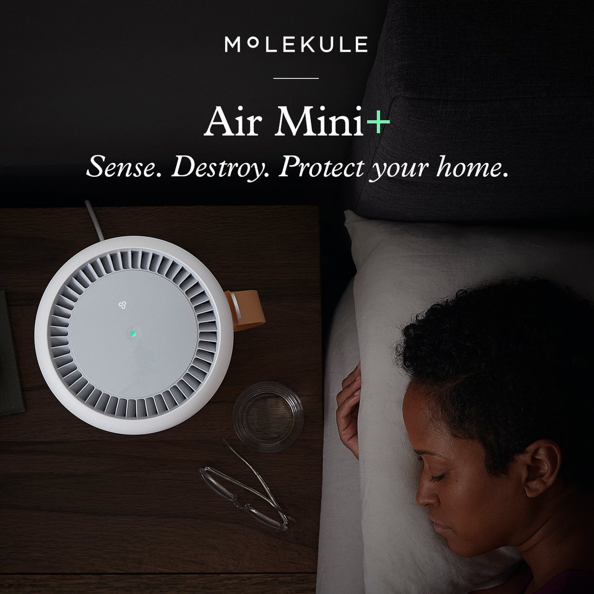 molekuleair's tweet photo. Meet Air Mini+ 🎉 It’s Air Mini, PLUS an all-new particle sensor and Auto Protect mode. These highly requested features are now paired with the best PECO technology that destroys airborne viruses, allergens, bacteria, mold, VOCs and more. #AirMiniPlus https://t.co/EYMxNZI44Z https://t.co/vPv5DYw34o