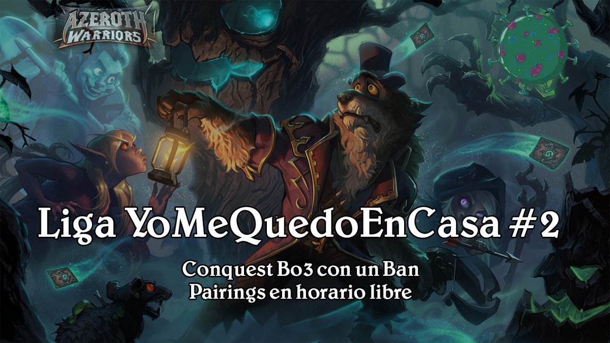 Azeroth_HS's tweet photo. Esta es nuestra primera liga con la nueva web:

Liga YoMeQuedoEnCasa 2

📅 Inscripciones hasta el Domingo a las 23:59

📘 Normas completas y enlace de inscripción: https://t.co/JNks7Lusrt

Conquest Bo3 con un ban. Horario libre.

No es obligatorio el uso de Telegram. https://t.co/6GakbKBavD