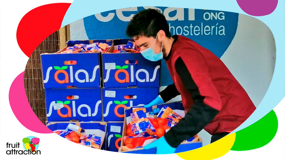 Desde <a href="/Asomafrut/">ASOMAFRUT</a> coordinaron la donación de mandarinas de <a href="/hermanos_salas/">Hermanos Salas</a> a la <a href="/ONGCesal/">ONG Cesal</a>. 🍊 Un gesto que permite ayudar a decenas de familias vulnerables para que tengan una alimentación saludable y que desde #FruitAttraction aplaudimos. 👏

Porque #EstePaísLoAlimentamosUnidos