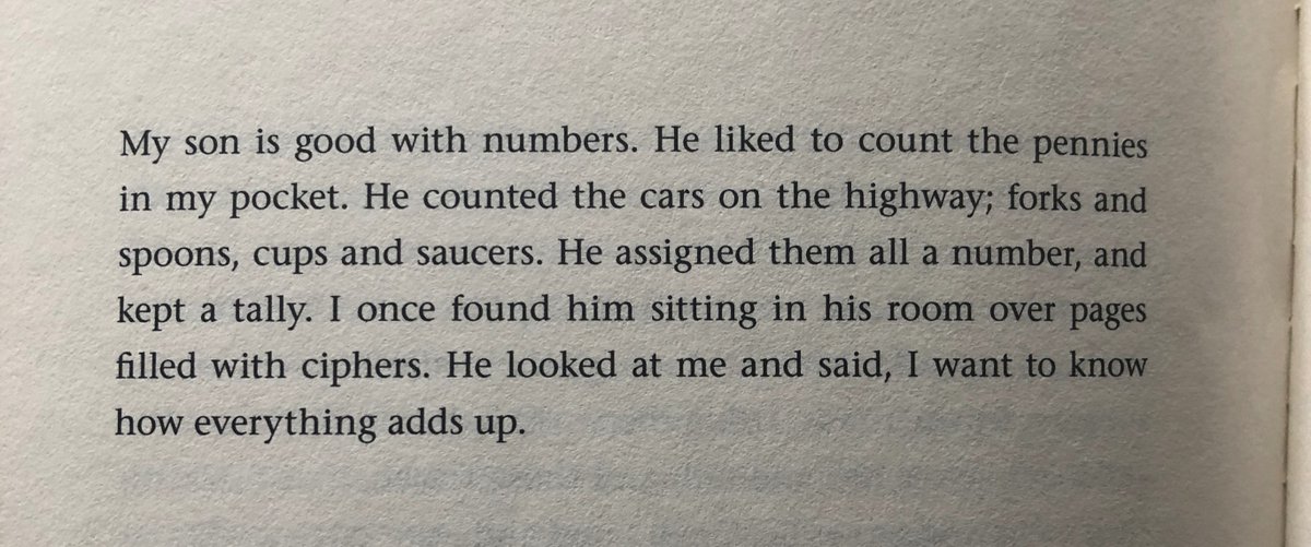PerseaBooks's tweet photo. Happy #nationalpoetrymonth everyone! Read "My son is good with numbers" by Gary Young, pictured here in full:

#NPM #prose #poetry #prosepoetry #everythingaddsup https://t.co/lP6QLj1Lvm