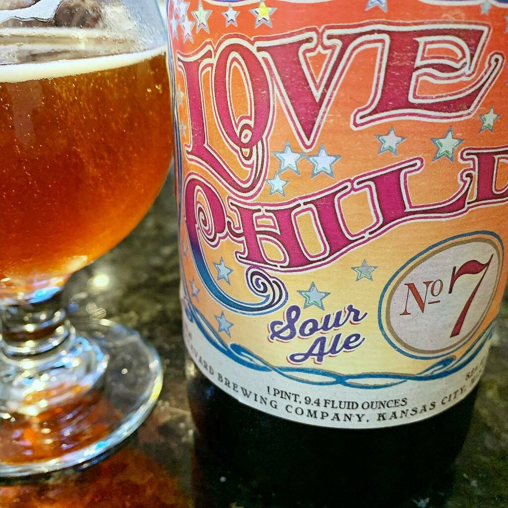 Love Child No. 7 (2018) #sourale #craftbeer by <a href="/boulevard_beer/">Boulevard Brewing Co.</a>. Still tasty, still sour.