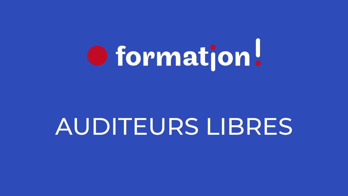 LeCnam's tweet image. [PointFormation] Votre nouveau rendez-vous #formation des mardis et mercredis à 13h. Aujourd&apos;hui : Auditeurs libres : On se forme chez soi gratuitement avec le Cnam
➡️ cnam.fr/auditeur-libre…
@sup_recherche @Minist_Travail
@OlivierFaron @ThibautDuchene1