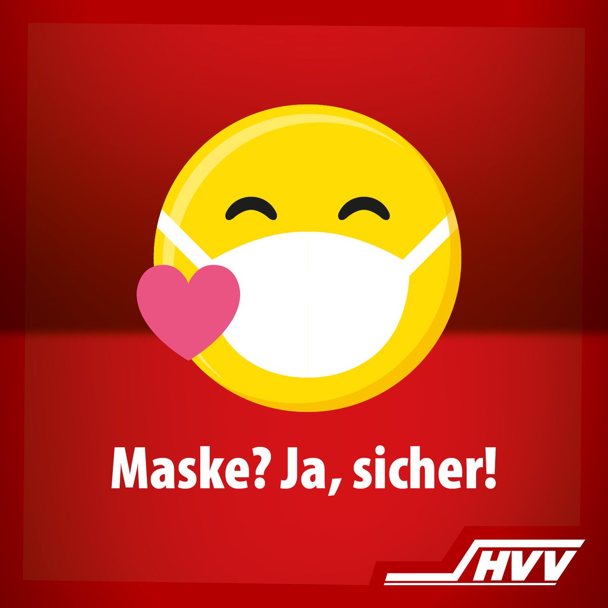 Hände waschen, Abstand halten, Maske auf! Mit dieser Formel schützen wir uns jetzt alle gemeinsam. Bitte helft mit und tragt in Bussen, Bahnen und an Haltestellen einen Mund-Nasen-Schutz. Ab Montag, den 27. April, ist das sowieso Pflicht. Mehr Infos: t1p.de/mxgf #hvv