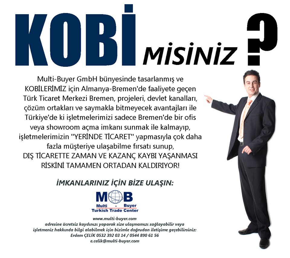 MULTI-BUYER (@mb_ttc) on Twitter photo 🇪🇺AYRINTILI BİLGİ İÇİN LÜTFEN VİDEOMUZU İZLEYİNİZ: lnkd.in/dj-7SVG
📌NOT: TÜM SEKTÖRLER İÇİN GEÇERLİDİR!📌
multi-buyer.com
📞Erdem ÇELİK 0532 392 03 14 / 0544 890 61 56
e.celik@multi-buyer.com 🇪🇺AYRINTILI BİLGİ İÇİN LÜTFEN VİDEOMUZU İZLEYİNİZ: lnkd.in/dj-7SVG
📌NOT: TÜM SEKTÖRLER İÇİN GEÇERLİDİR!📌
multi-buyer.com
📞Erdem ÇELİK 0532 392 03 14 / 0544 890 61 56
e.celik@multi-buyer.com