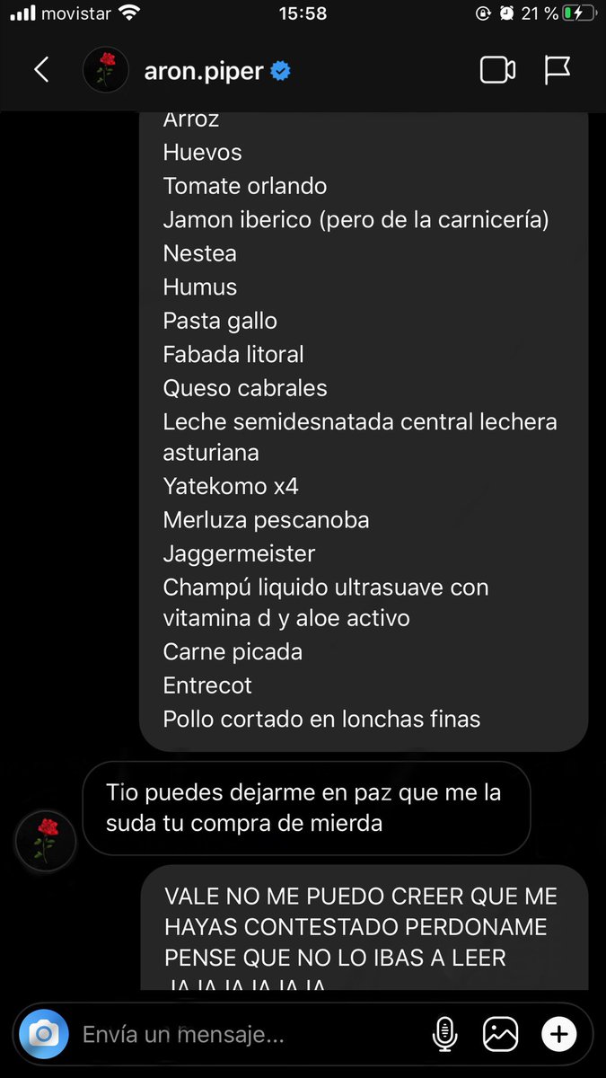 Chicos tranquilos al final todo esto ha tenido un final feliz jajajaja para los que me llamaban acosadora ahora somos novios