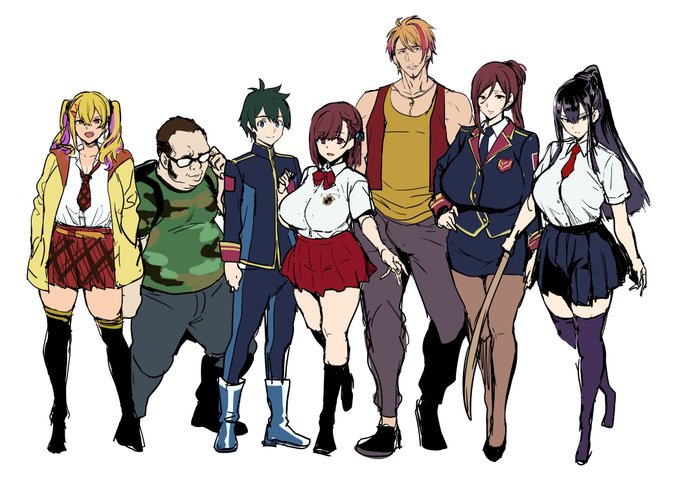 寝取られ戦隊モノキャラ草案…爆乳パーティーだけだと支援サイト更新しづらいので適当にSSつけたイラストをあげていくよう頑張る!(`・ω・')真ん中のヒロイン、清楚系なんだけど髪型が決まらぬ…まあ漫画でもゲームでもないので途中で髪型変えてもいいんだけど… https://t.co/g93vDyG2RG 