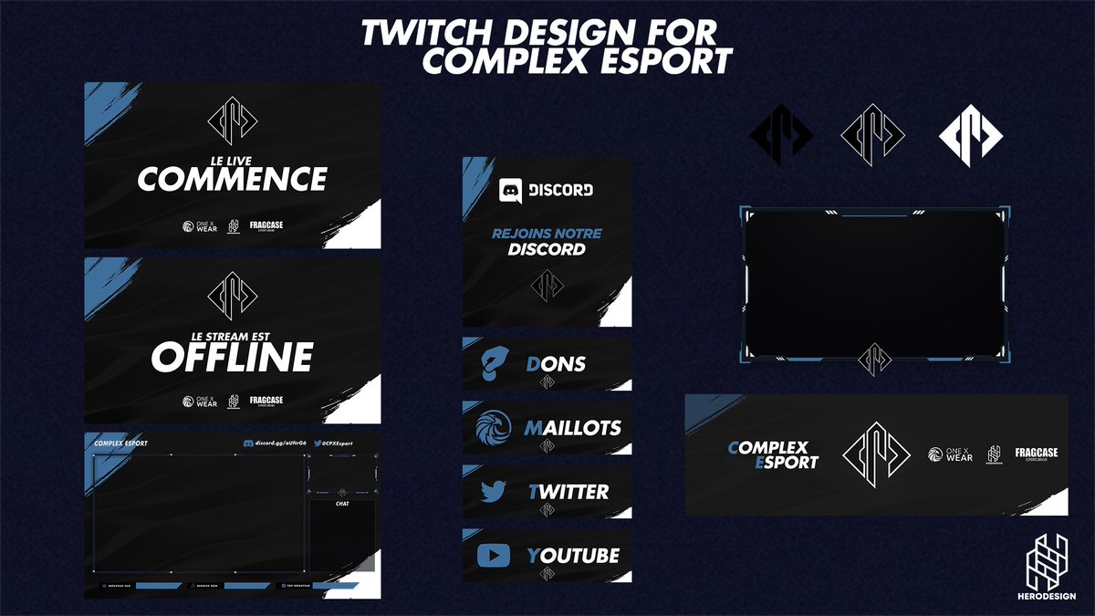 HERODESIGNfr's tweet image. Réalisation du design Twitch pour la structure @CPXEsport 🖌️

Lien du projet complet : behance.net/gallery/957170…

#HERODESIGN