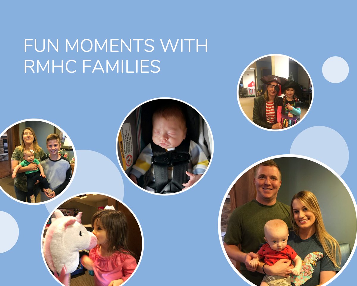 It's #GiveFromHome Day! These photos represent our "why" . . . the amazing families who have utilized local RMHC programs. Giving from your hearts and your home allows RMHC of the Ohio Valley to continue our mission!  
bit.ly/2wWmVqB #GiveFromHomeDay #forRMHC