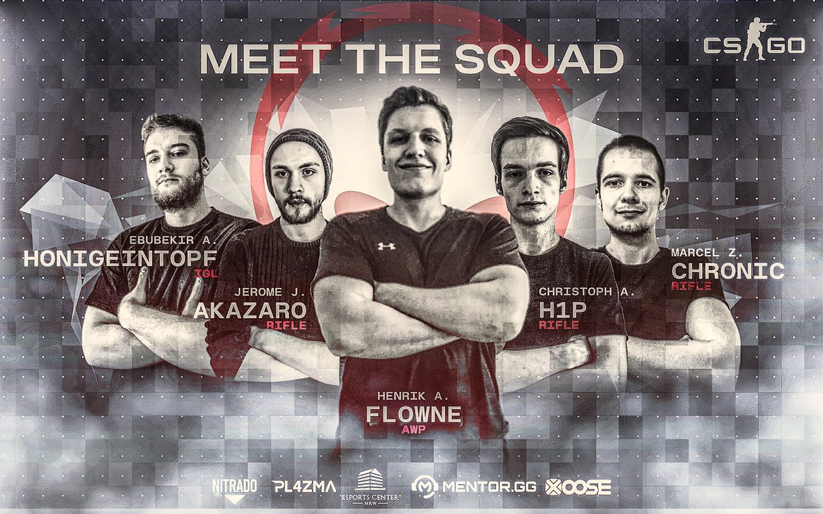 Wir freuen uns sehr hiermit unser neues #CS Lineup für die kommende Season vorzustellen🔥 
Das alte Lineup von <a href="/ClanofZabo/">Clan of Zabo</a> wird uns in der #99Damage Liga und in der #ESEA Intermediate vertreten.
Wir freuen uns auf die Zusammenarbeit und hoffen auf eine spannende Zeit!

#THESQUAD