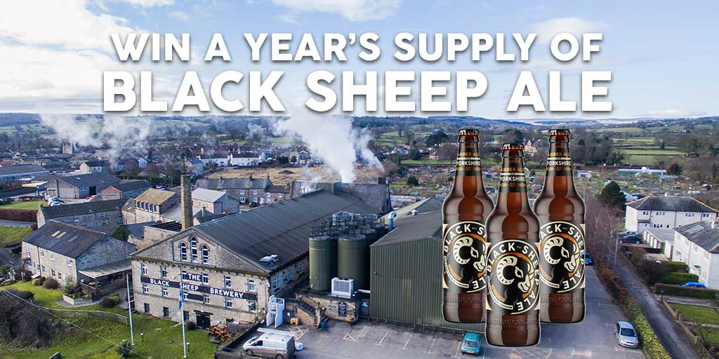 #Win a year's supply of Black Sheep Ale!

We're giving you the chance to win a year's supply of Black Sheep Ale, delivered direct to your door! To enter, simply hit the link below and add you details. 

bit.ly/2xQ6b4y

Ts &amp; Cs on our website 

#Competition