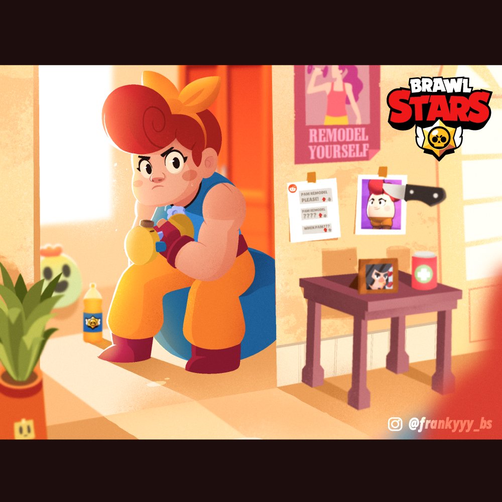 Brawl Stars Leaks News On Twitter Someone Pam Remodel Me Just Take My Upvote - pam fanarts brawl stars