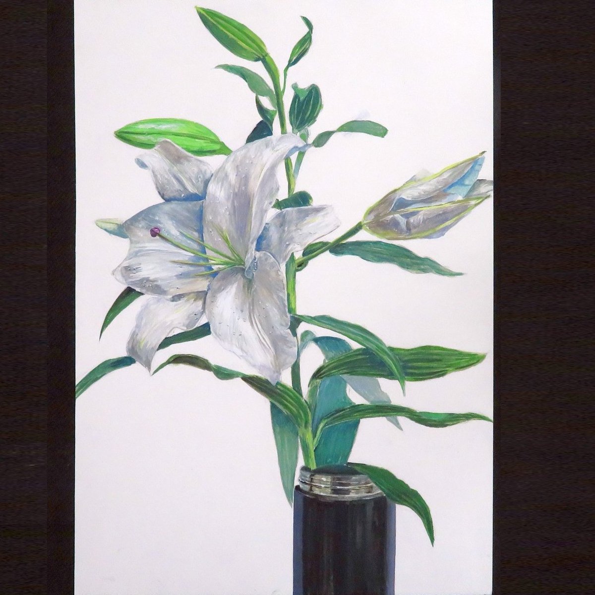 デッサン 花 デッサン23回目（花の鉢⑧）｜えのべん