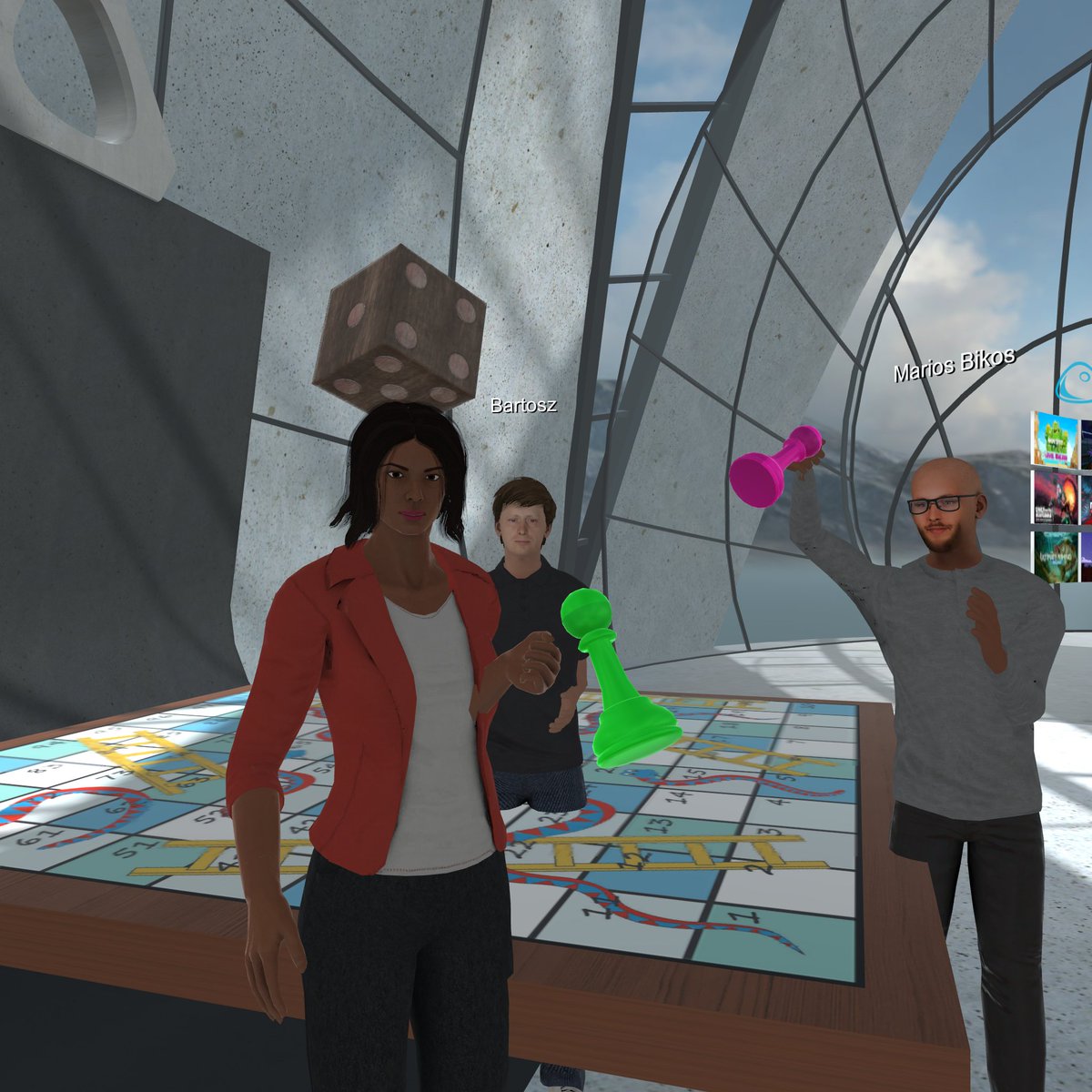 AshaMarie18's tweet photo. Playing basketball & board games in the lobby before our @htcvive + @ImmerseUK_ #FutureofWorkinVR event begins at 4pm!
If you don't have access to a headset or a PC you can watch the Youtube livestream here -
https://t.co/PiZZury5bM
#XR #VR #AR @KTNUK @KTN_Creative @FKilkelly https://t.co/0y1lgYCqwc