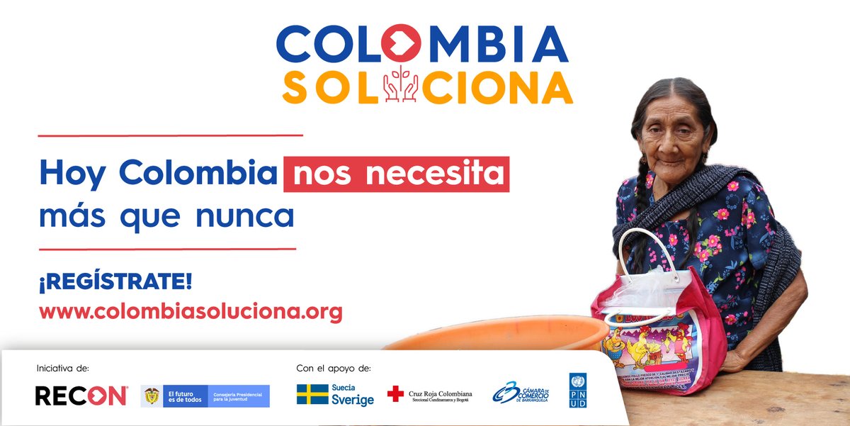 #FelizMartes #DosSemanasMasDeAislamiento Impulsamos emprendedores sociales que volcaron sus esfuerzos para AYUDAR y MITIGAR los efectos del #CoronavirusEnColombia Únete, #JuntosSaldremosAdelante ✅ colombiasoluciona.org/nosotros/que-e… 🇨🇴
