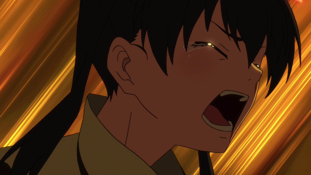 Fire Force  #08Storyboard: Hiroko Kazui (数井 浩子)Direction: Shuntaro Tozawa (戸澤 俊太郎)The duo of Tozawa and Kazui returns to deliver one of Fire Force& #39;s most iconic moments, and DAMN do they do a good job.  #FireForceRewatch   #fireforce   #炎炎ノ消防隊