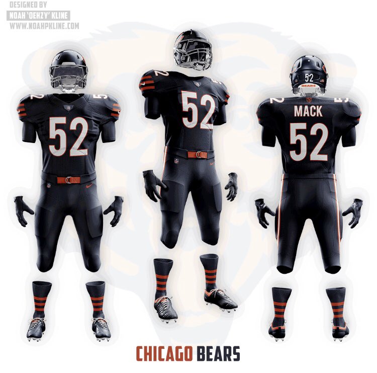 Bears New Uniform Concept Design on Reddit Looks Amazing