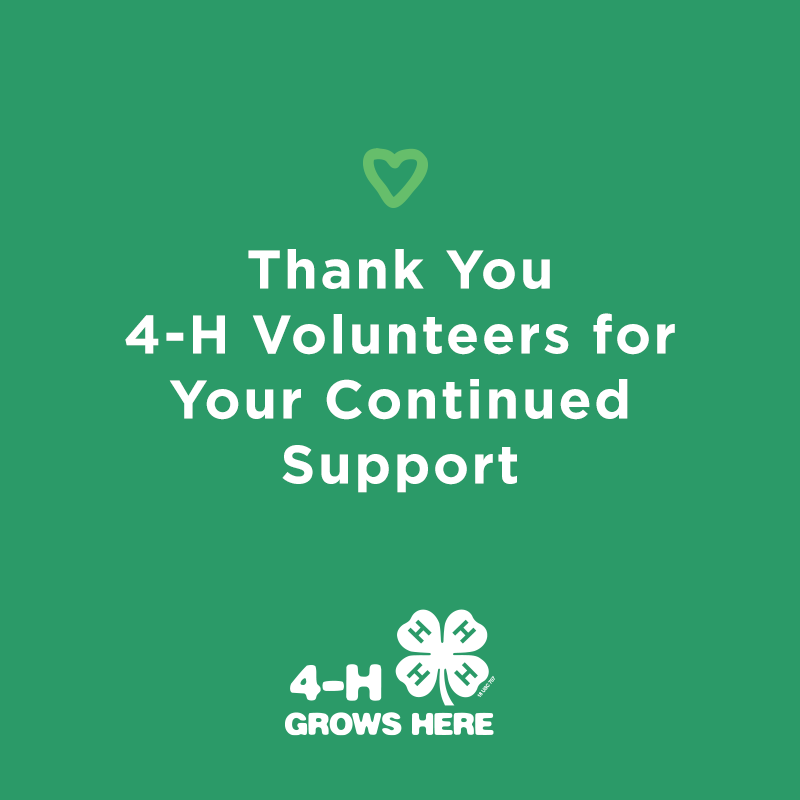 THANK YOU to all of our wonderful volunteers for your support of Nebraska 4-H!

#NationalVolunteerWeek #NE4H #4H #InspireKidsToDo