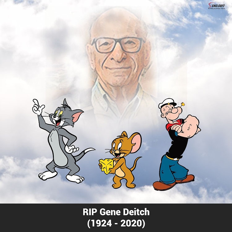 Xenel_Soft's tweet photo. RIP Gene Deitch.
Thanks for making our childhood so memorable with some of the most iconic cartoons like Tom and Jerry and Popeye.
Your art will be cherished forever.

#RIP #GeneDeitch #Tomandjerry #Popeye #Creator https://t.co/ji2vD5gCMK