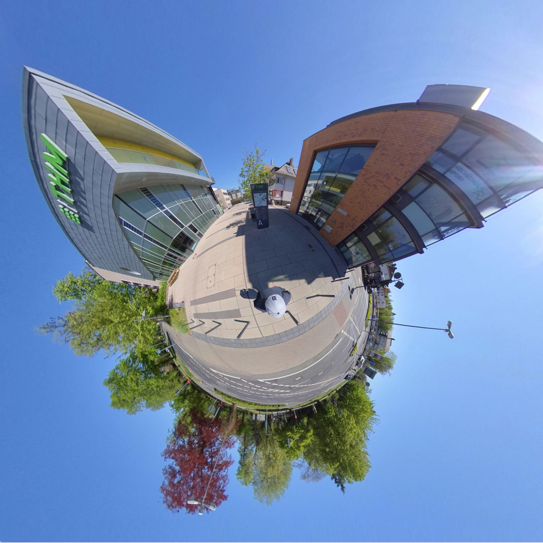 Mit der virtuellen Campustour die #THMittelhessen erkunden! Wir beginnen mit A-Campus in Gießen.   thm.de/facebook