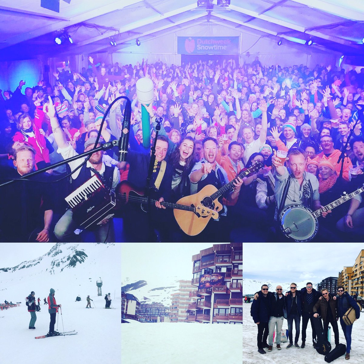 TB: Twee jaar geleden stonden we op het podium en de piste in Val Thorens 🇫🇷   <a href="/snowtimetravel/">Snowtime Ski Travel</a> #dutchweek Good memories! Wij hopen weer snel voor jullie te staan! 😘🙏 #tb #throwback ❤️