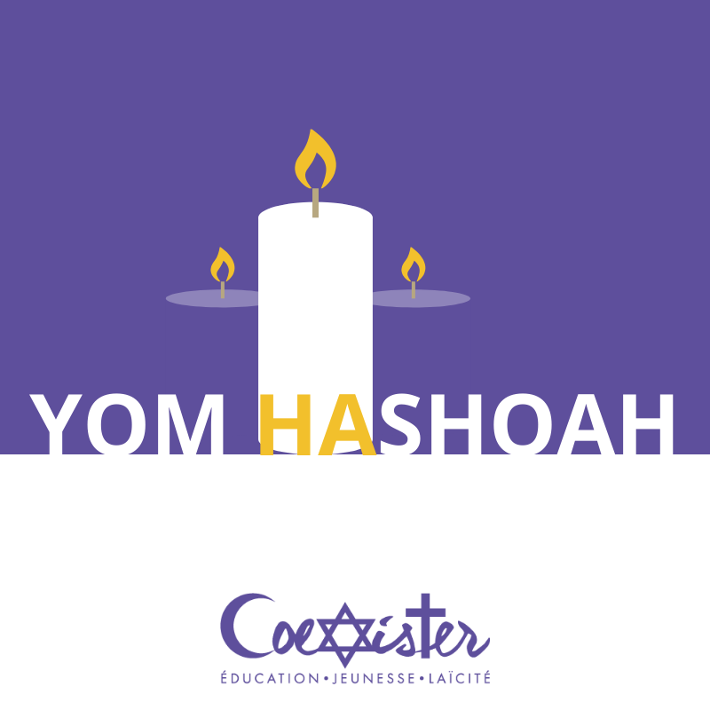 Yom HaShoah, c'est la Journée du souvenir pour la Shoah et l’héroïsme. Ce jour, nous rendons hommage aux 6 millions de femmes et d'hommes victimes de la politique nazie d’extermination du peuple juif. 🕯️
 <a href="/Shoah_Memorial/">Mémorial de la Shoah</a> pour y assister ou y participer.
#yomhashoahenconfinement