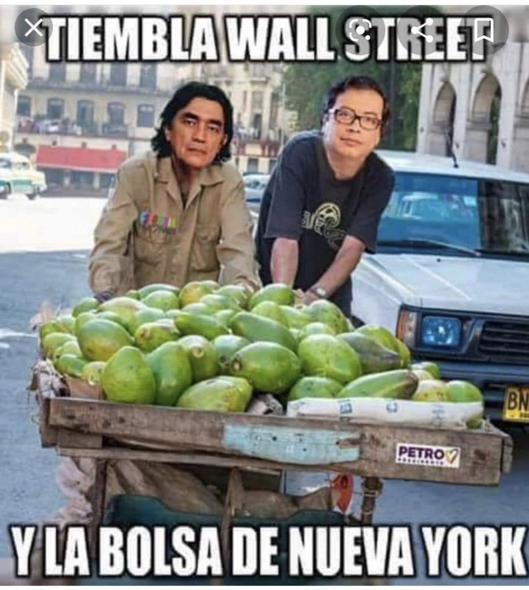 GustavoBolivar's tweet photo. Este meme refleja la ignorancia de un país cerrado a las ideas del adversario. Lo hicieron por el debate en N.York.
Allí Petro dijo q el futuro de Col es cultivar 10 millones de h. Improductivas en manos de narcos y terratenientes. Hoy Col importa 14 millones de ton de alimentos. https://t.co/zVUlQDnM0J