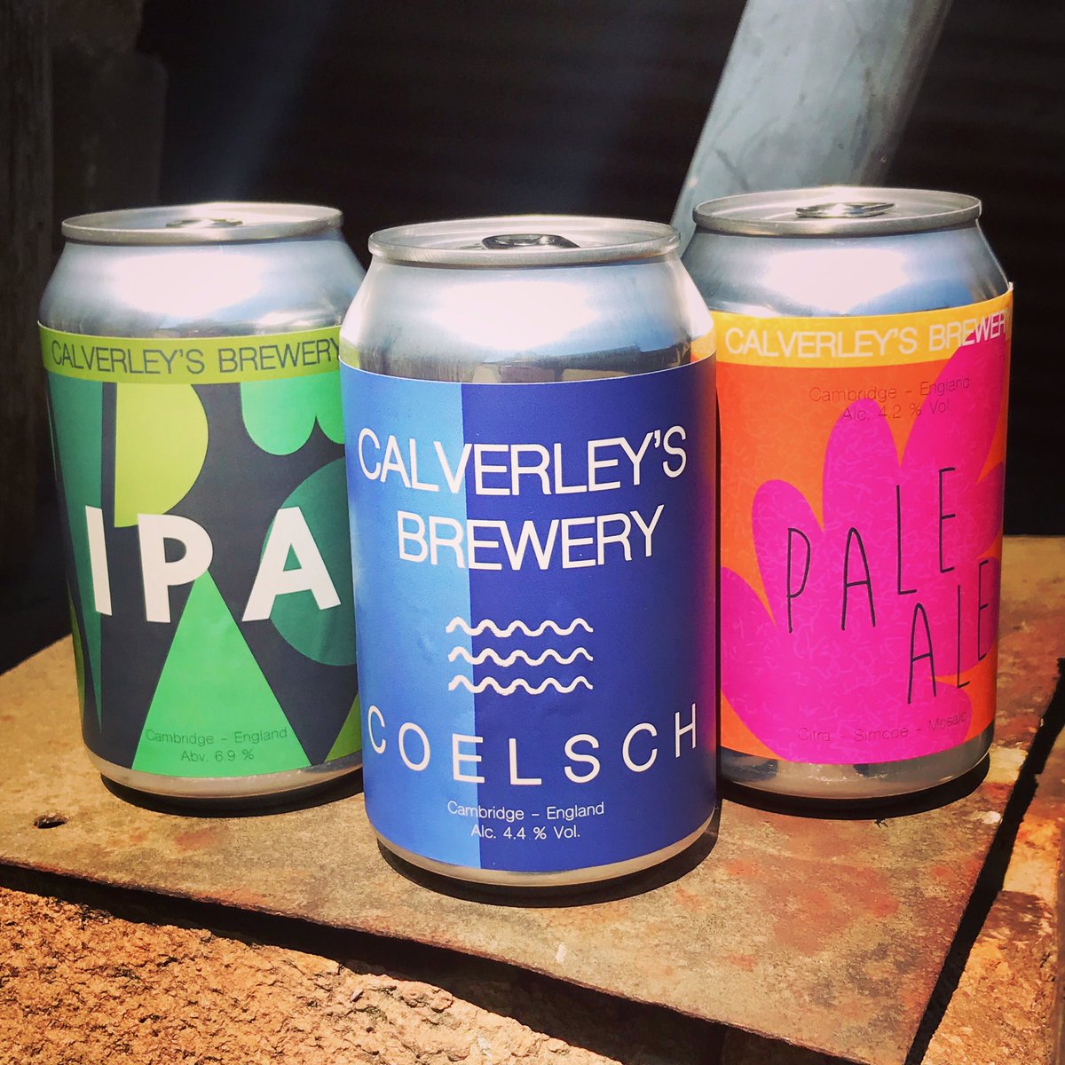 2 new cans added to our online shop. Our classic SIBA award winning Pale Ale (4.2%) hopped with Simcoe, Citra and Mosaic, and a crisp and refreshing Cologne inspired Coelsch at (4.4%). Head to our website and order 6 packs and 12 packs. Free next day delivery within Cambridge.