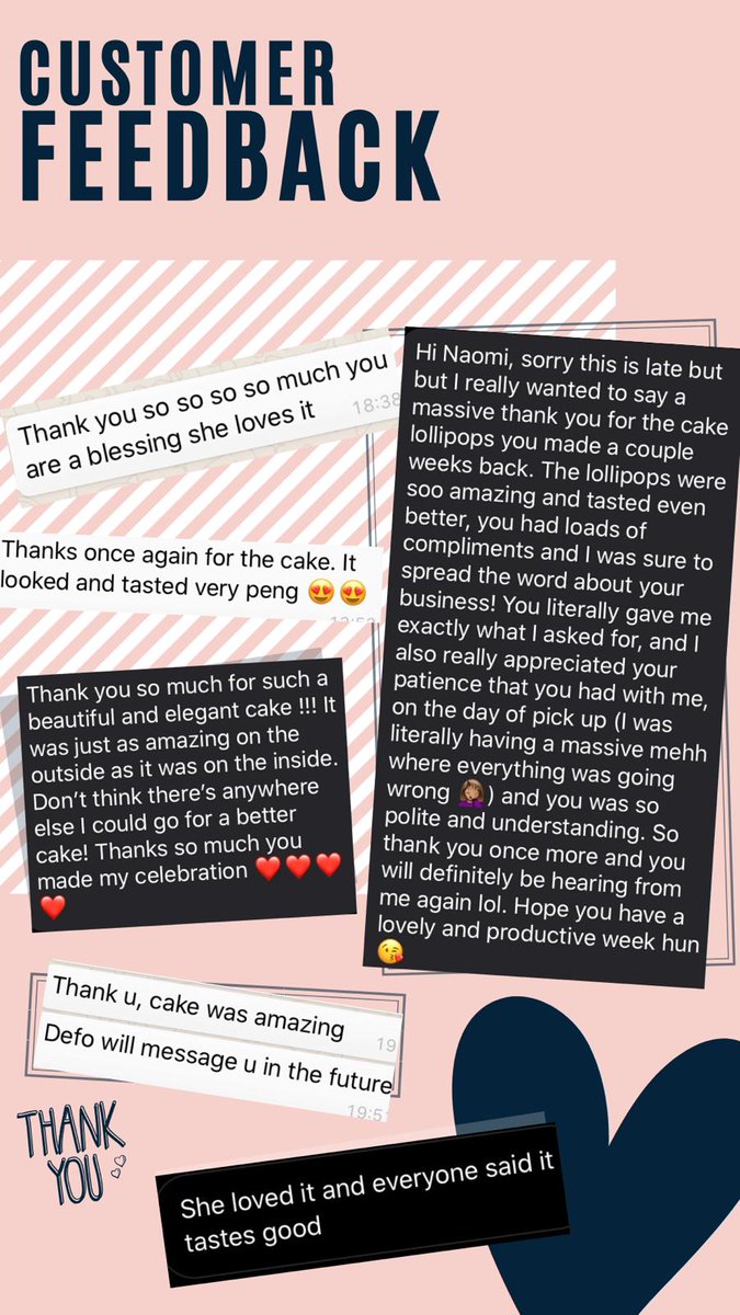 Customer Feedback 👇💗