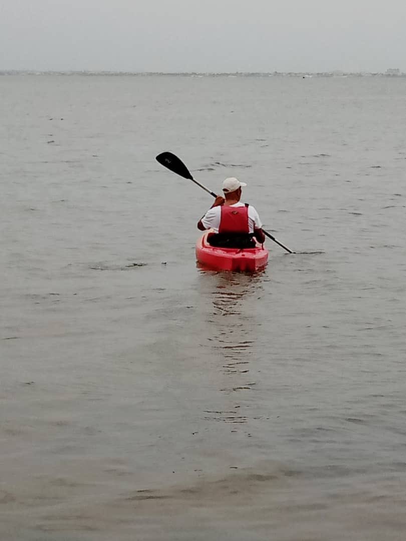 Kayaking Lesson 2. Confront the tide of you don’t want to capsize. Paddling your kayak into the tide is better than allow it hit you sideways. Confront those things in life you need to confront - avoiding them can make you topple over.