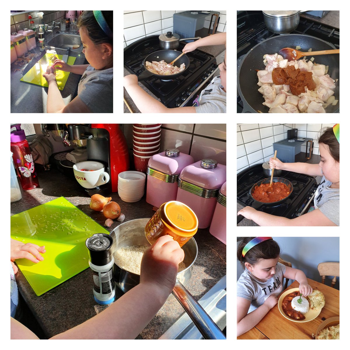 RoperJennie's tweet photo. @HeathSomers @TrustCatalyst here is Isabella's entry for the cookery competition.  We had a very tasty chicken madras for dinner last night 😋 #catalystcup https://t.co/nD3yerazHO