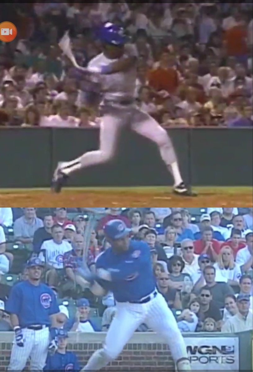 Look at his position when his elbow gets to the slot. Both of these pitches are middle in yet the top frame he is clearly committing his front shoulder and hands early loosing connection. The bottom frame he has much better seperation and connection