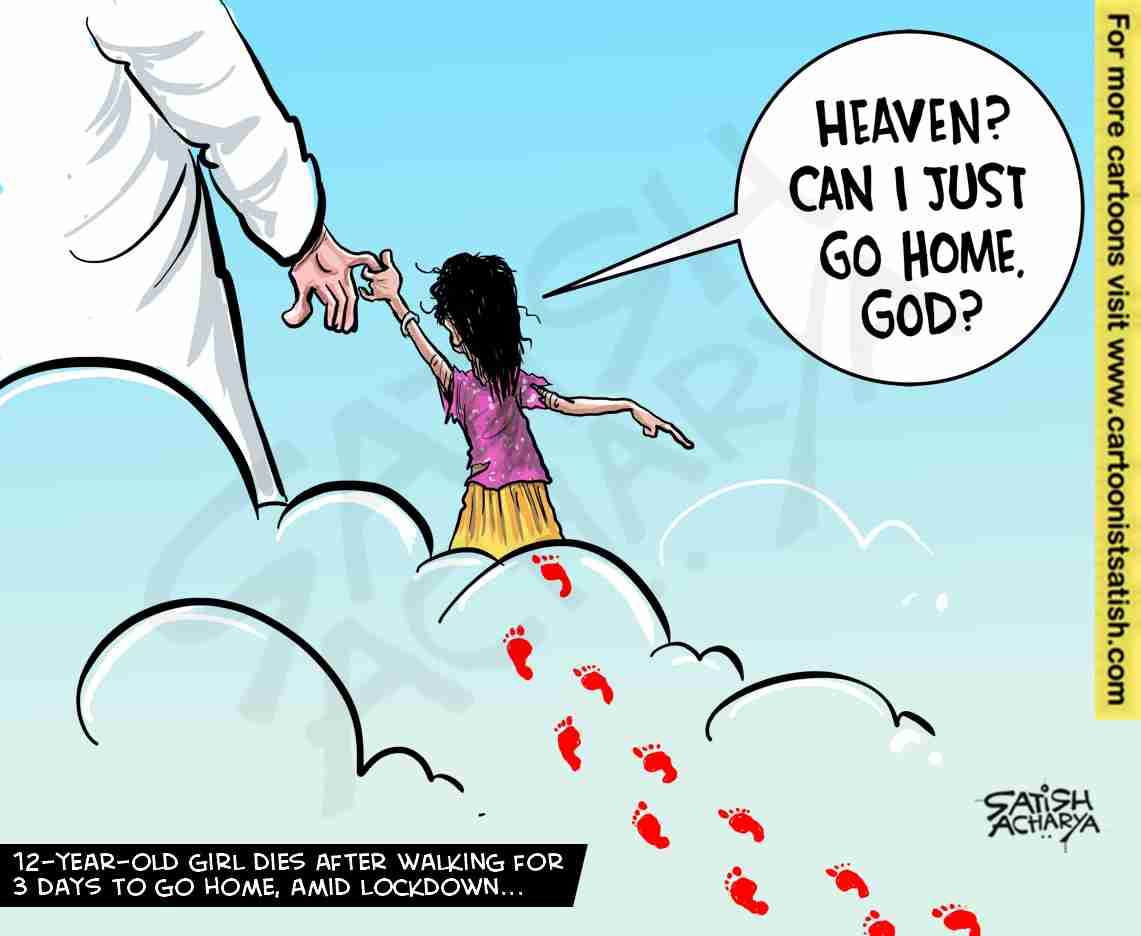 satishacharya's tweet image. 12-year girl dies after walking for 3 days to go home! #CoronaLockdown