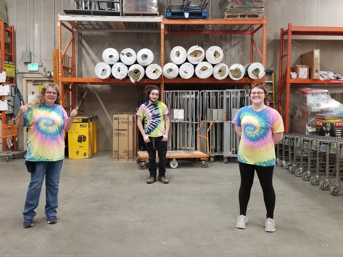 bambiday79's tweet image. Even our freight team is participating in #MWSpringSpiritWeek! #tiedyeday