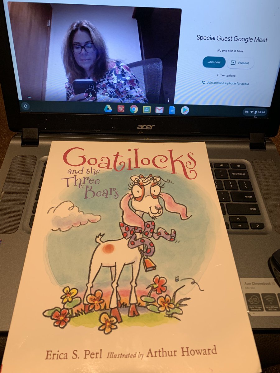 Getting ready to read to all my Kindergartners <a href="/KLSBethpage/">Kramer Lane Elementary</a> in <a href="/MrsKenneyBUFSD/">Carrie Kenney</a> @mrsfalzaranokdg and Mrs. Letter on <a href="/google_meet/">Google_Meet</a>. I miss all of you!!! I hope you enjoyed the story! 
#WeAreBethpage
