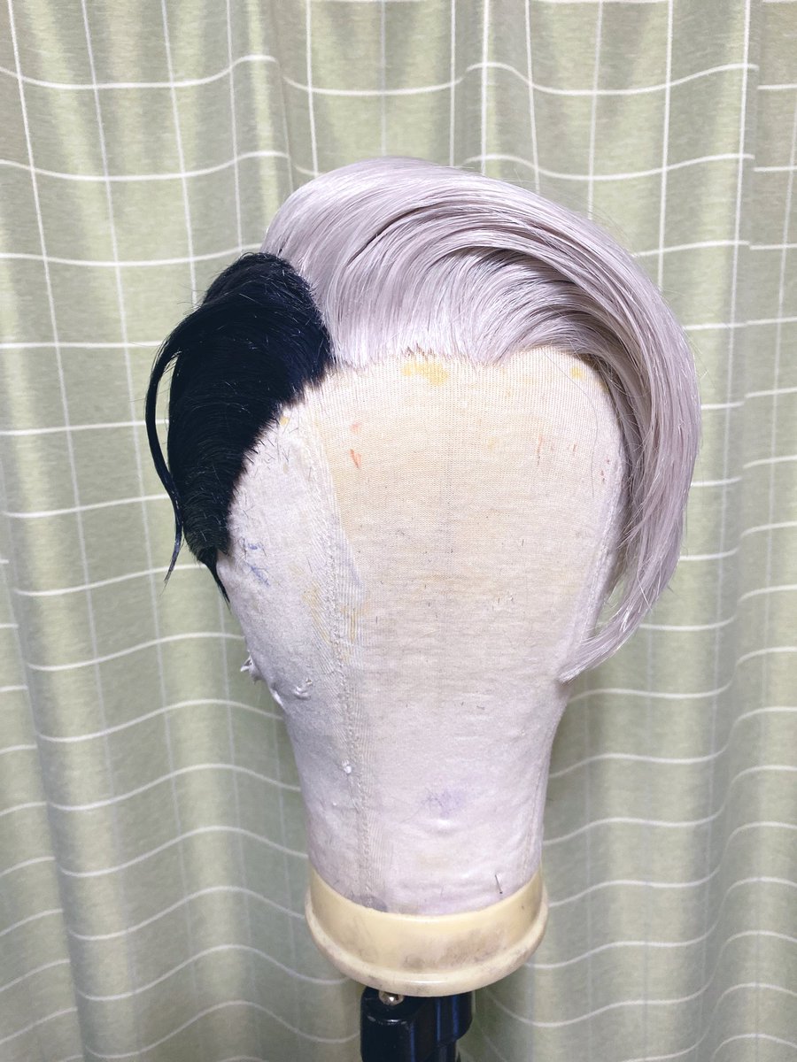 ご依頼分】ツイステのクルーウェル先生作りました🐶 #くらやのウィッグ製作