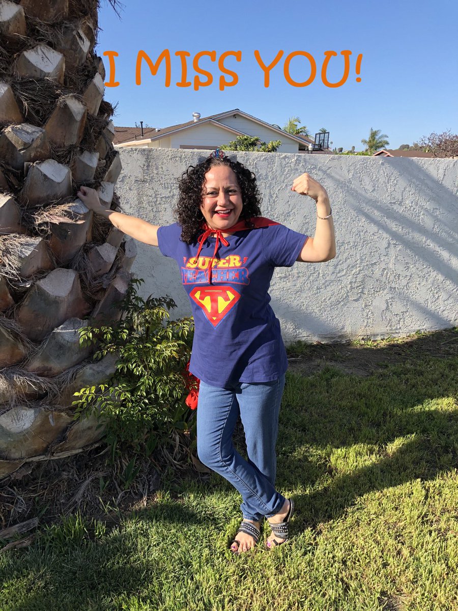 Mrs. Patino already is a Super Teacher! #VirtualSpiritWeek