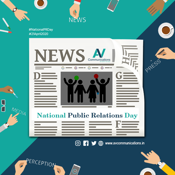 comm_AV's tweet photo. On the day of 43rd #NationalPRDay , AV Communications wishes all the publicist a very happy #PRDay . #StaySafe !
#nationalprday #publicrelations #avcommunications https://t.co/o3aCaGyIQb