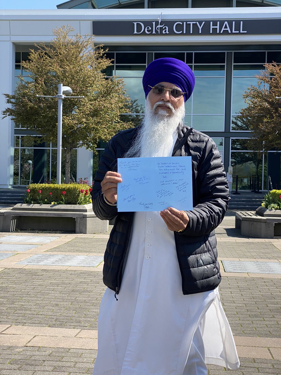 #Dukhnivaran surrey celebrate and Thankyou lunch to city of delta <a href="/CityofDeltaBC/">City of Delta</a> Thank you  Mayor George Harvie <a href="/MayorofDelta/">mayor of delta</a> And his team dukhnivaran.ca/covid-19suppor… 🙏🙏 <a href="/SurreyNowLeader/">Surrey Now-Leader</a> <a href="/theprovince/">The Province</a>