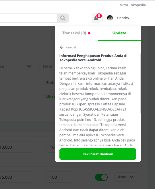 hendrytj's tweet photo. 'MILD' TIDAK SELALU IDENTIK DENGAN 'SAMPOERNA MILD', SAYANGKU - MANISKU - CANTIKKU DEAR @tokopedia @TokopediaCare @liamtanu ❤️💛💚 https://t.co/ETxZzHHHQd
