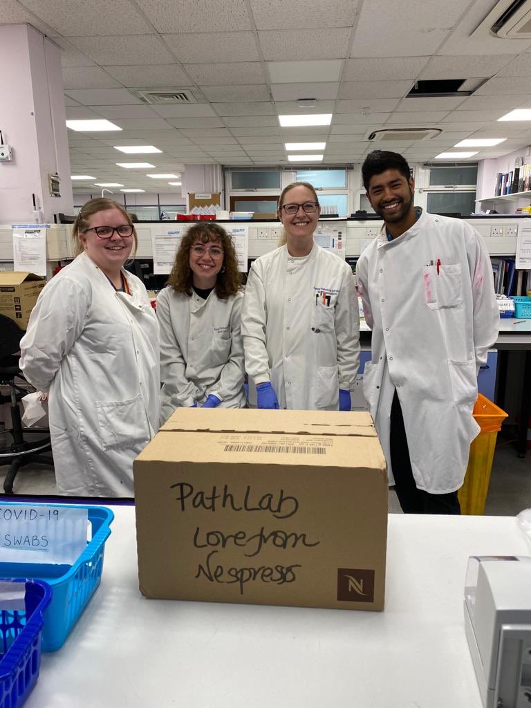 geeta_a's tweet photo. Thank you to @NespressoUK for the very kind and generous donation of SIX coffee machines and coffee pods for @RoyalSurrey. Very much appreciated. Thank you. @RSCHAnaesthesia @sharonvgiles @LornaSonley @OurRSFamily https://t.co/0U3mYNul4Z