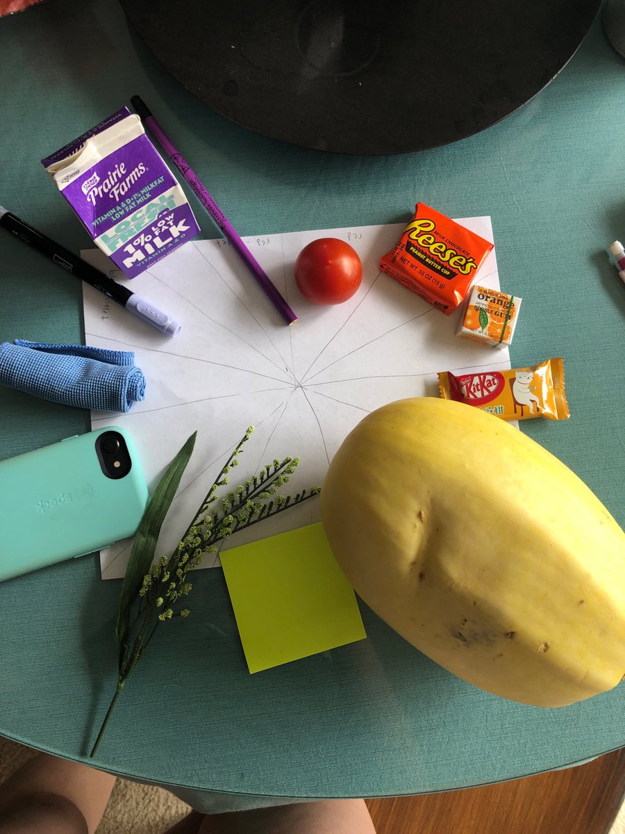 DHS_FineArts's tweet photo. DHS Art Students were challenged last week with the found object color wheel challenge! I think they did pretty great!! π¨ π #art #artfromhome #becreative #quarantineart #artteacher #foundobjectcolorwheel #colorwheel #fun #challengeaccepted https://t.co/K3oZvgbZlT