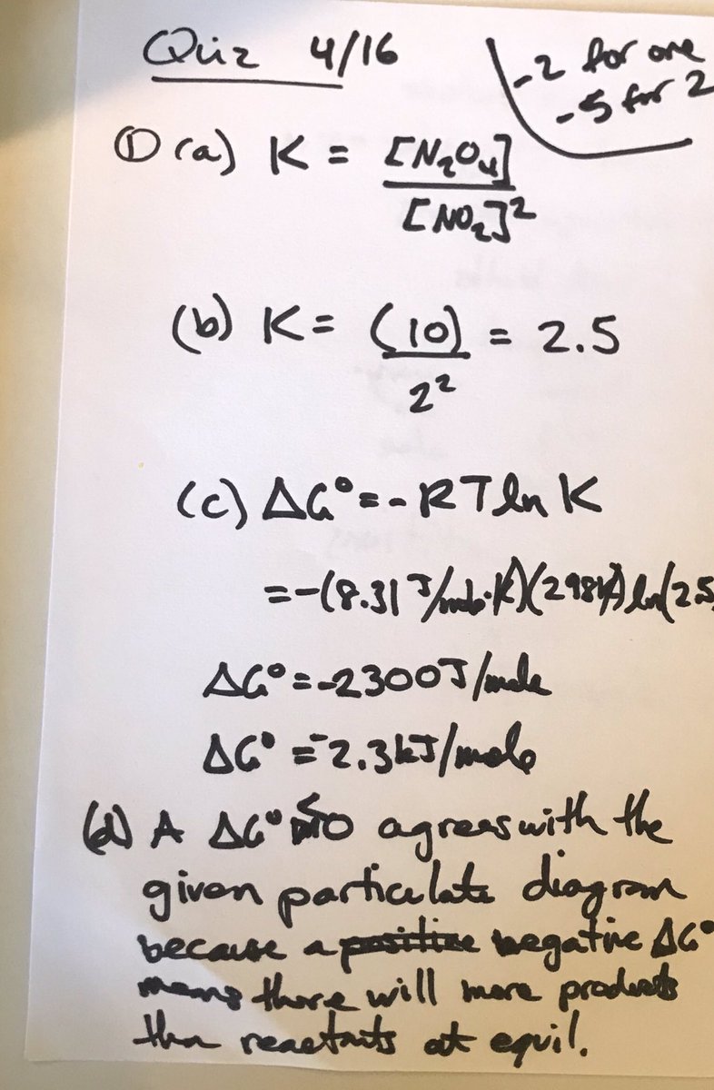 SGPrilliman's tweet photo. #OCUChem last weeks quiz answers https://t.co/IhBHMq8eru