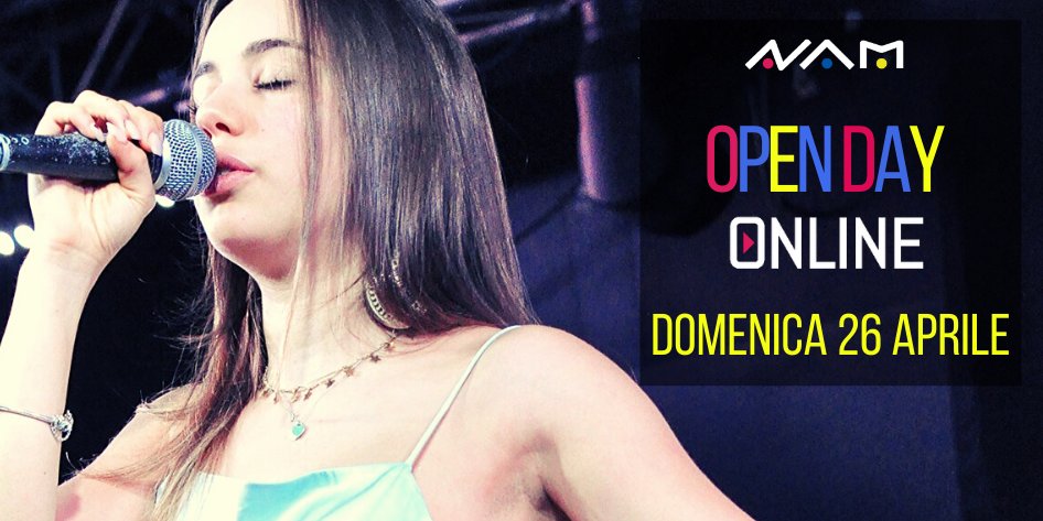 NAMMilano's tweet photo. #Nam #Openday #Opendayonline #26aprile2020 #presentazionecorsi #nammilano #musicschool #nam #scuoladimusica #iltuofuturonellamusica https://t.co/ucocN7SSNa
