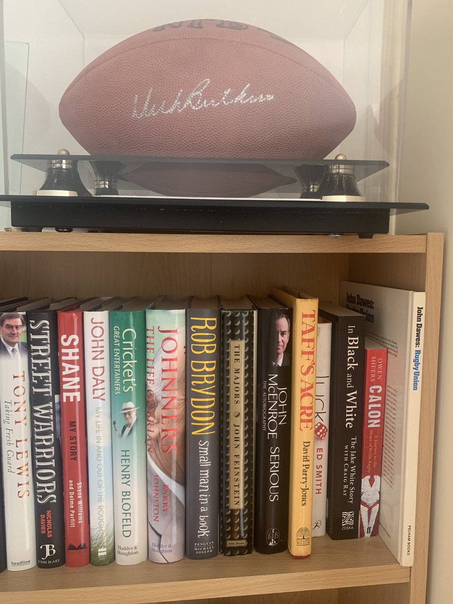 geraintrees's tweet photo. ⁦@MikeBubbins⁩ You might recognise the autograph in that pigskin.... https://t.co/ryo6hH1UVm