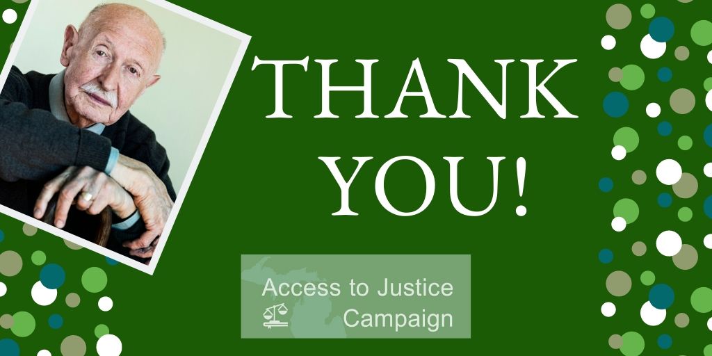 MSBF_ATJFund's tweet photo. Thank you to the 2019 Law Firms, Corporate Legal Departments and SBM Sections for their support of the ATJ Campaign and civil legal aid in Michigan! Recognition list found here: https://t.co/YbQ3FkWRQ7 #accesstojustice #legalaidhelps #legalcommunitysupport #thankyou https://t.co/HVAB0Y5FyN