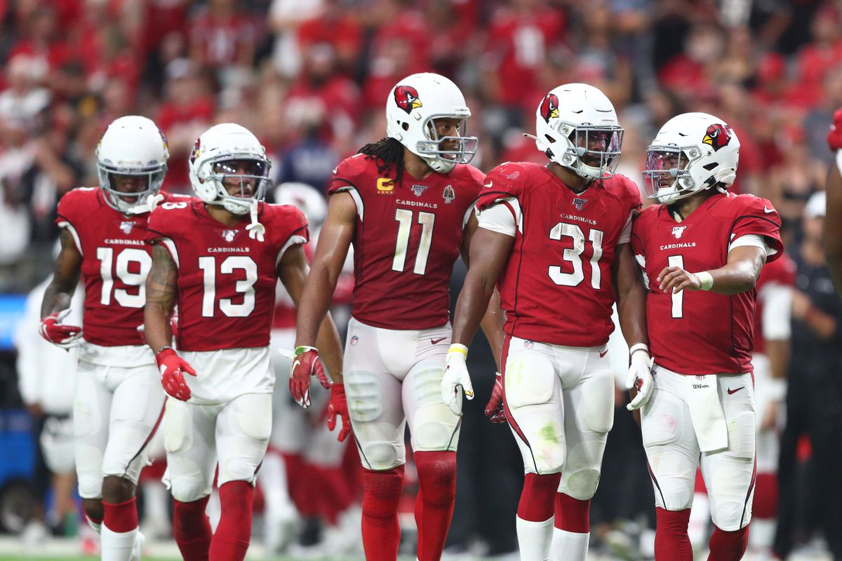 16. Arizona Cardinals. The home jersey would be perfect without the white trim but the away one lets them down with whatever is going on with those shoulders